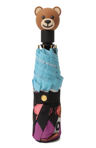 Складной зонт MOSCHINO черного цвета по цене 11150 руб., арт. 8587 0PENCL0SE, фото 4 Складной зонт MOSCHINO, арт. 8587 0PENCL0SE, фото 4