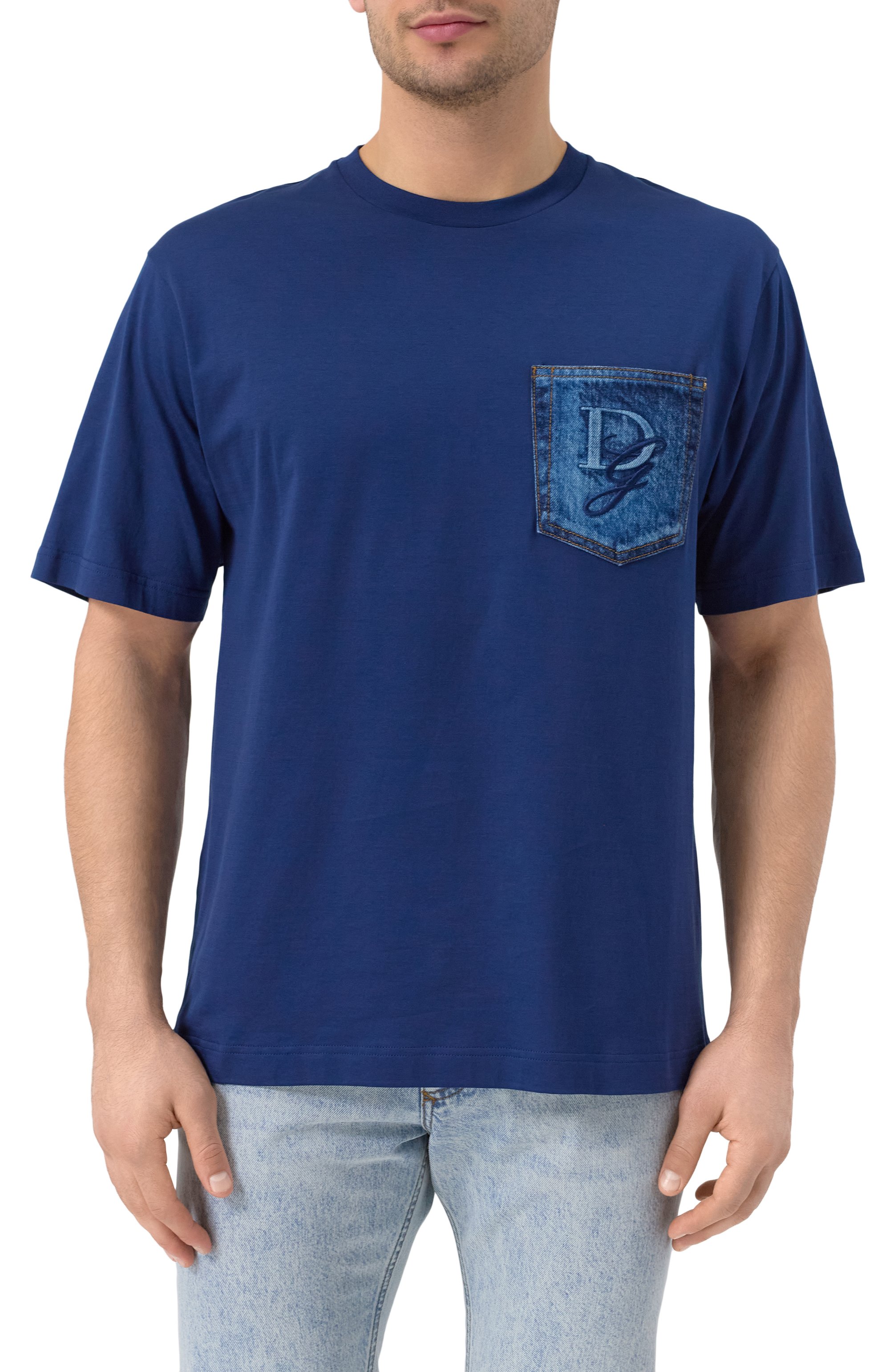 Хлопковая футболка DOLCE & GABBANA, арт. G8PN9Z/G704J, фото 3