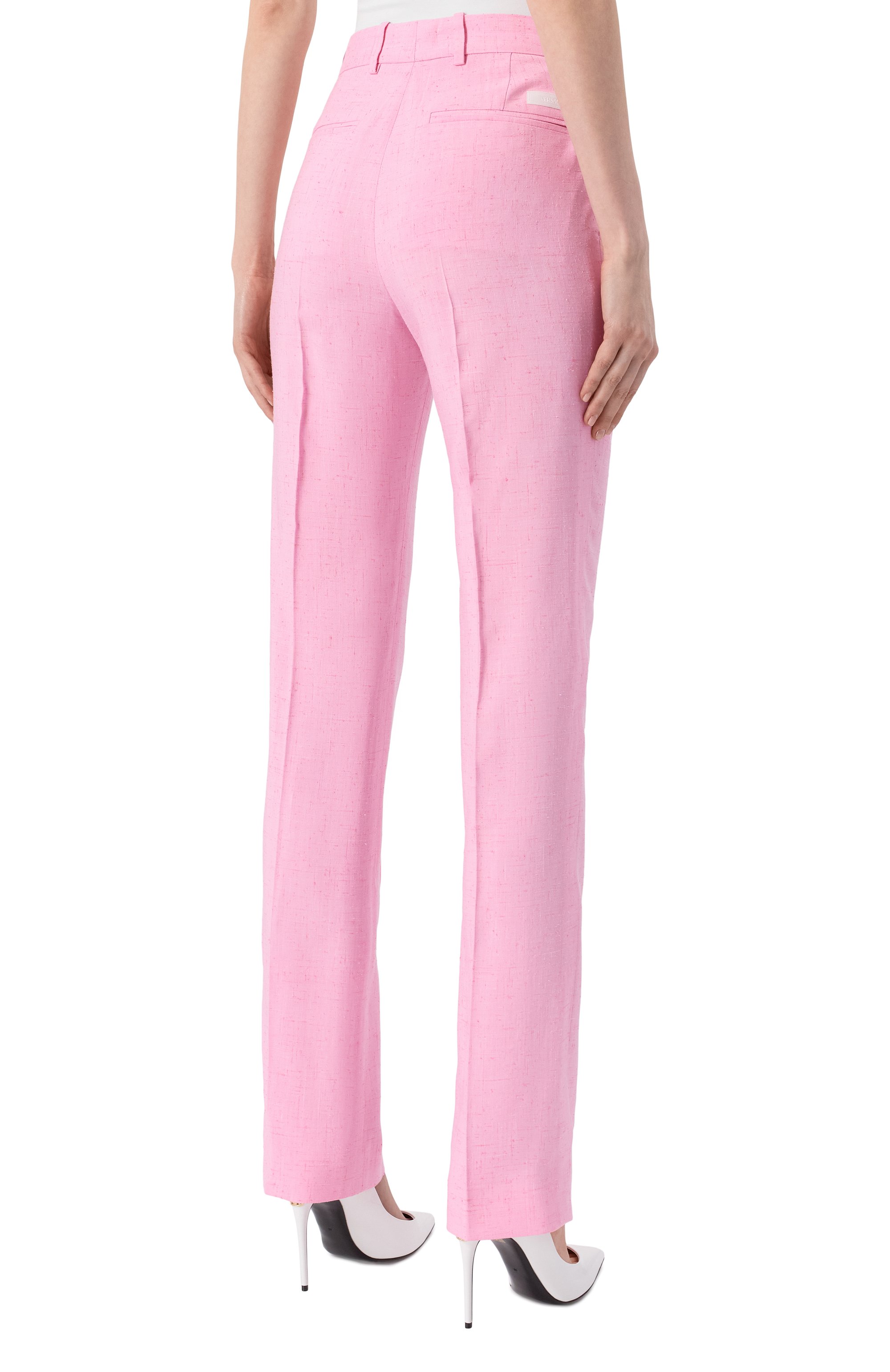 Брюки из вискозы и шелка VERSACE, арт. 1018020/1A13404, фото 4