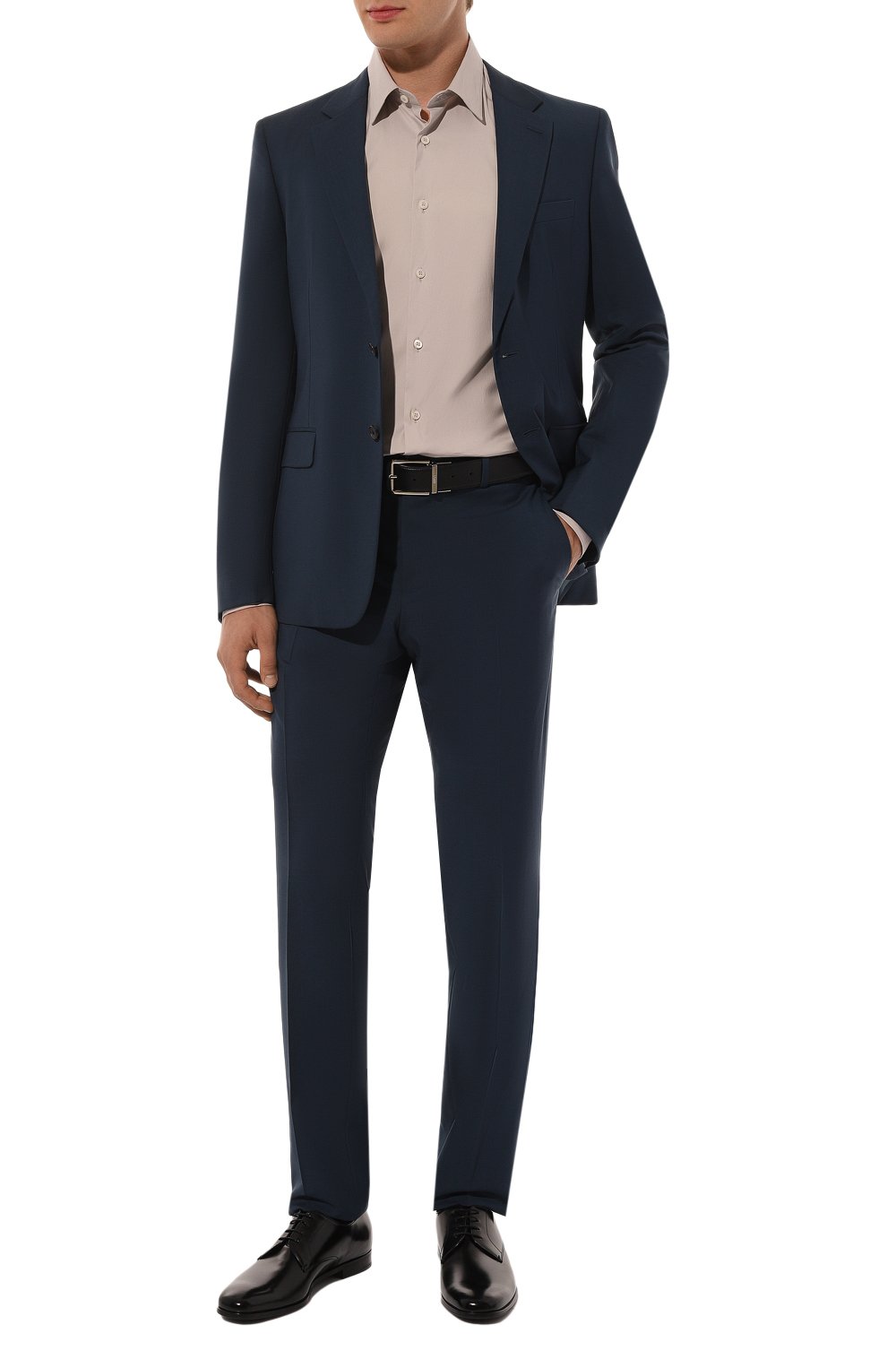 Кожаные дерби PRADA черного цвета по цене 92000 руб., арт. 2EB174-P39-F0002-X001, фото 2 Кожаные дерби PRADA, арт. 2EB174-P39-F0002-X001, фото 2