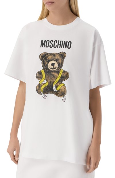 Хлопковая футболка MOSCHINO, арт. V0707/5541, фото 3