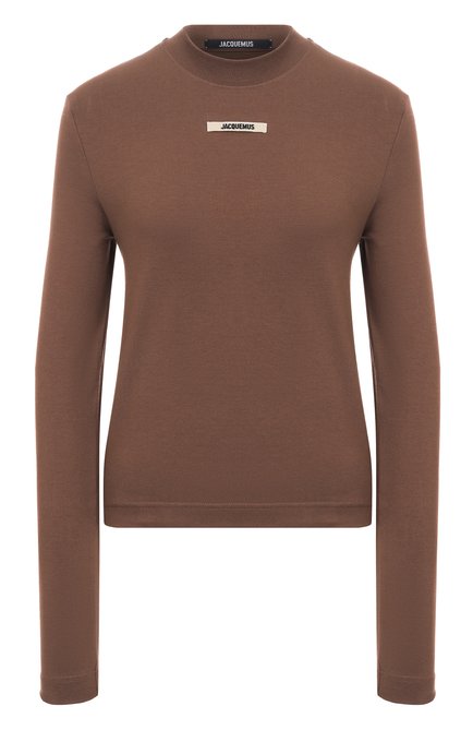 Женская хлопковый лонгслив JACQUEMUS, арт. 24ETSW00155/AJ00124