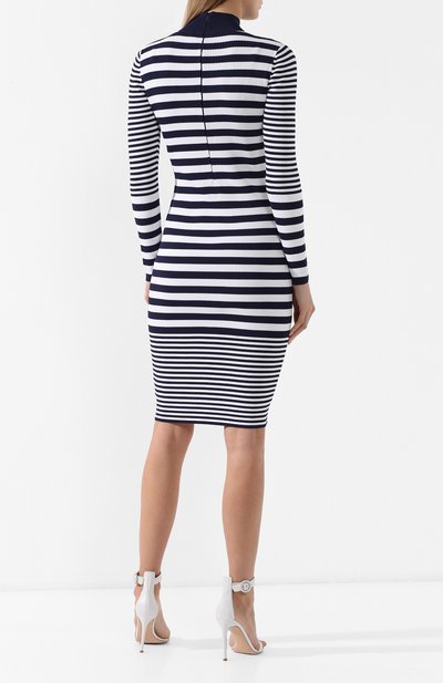 Платье-миди в полоску MICHAEL MICHAEL KORS, арт. MH88YFH5ZV, фото 4