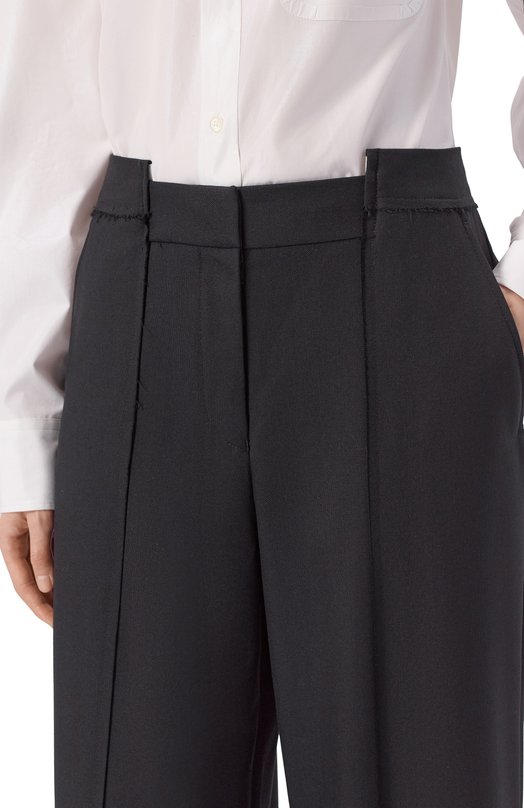 Шерстяные брюки Officine Generale S26WTLG451 Чёрный  S26WTLG451 Фото 5