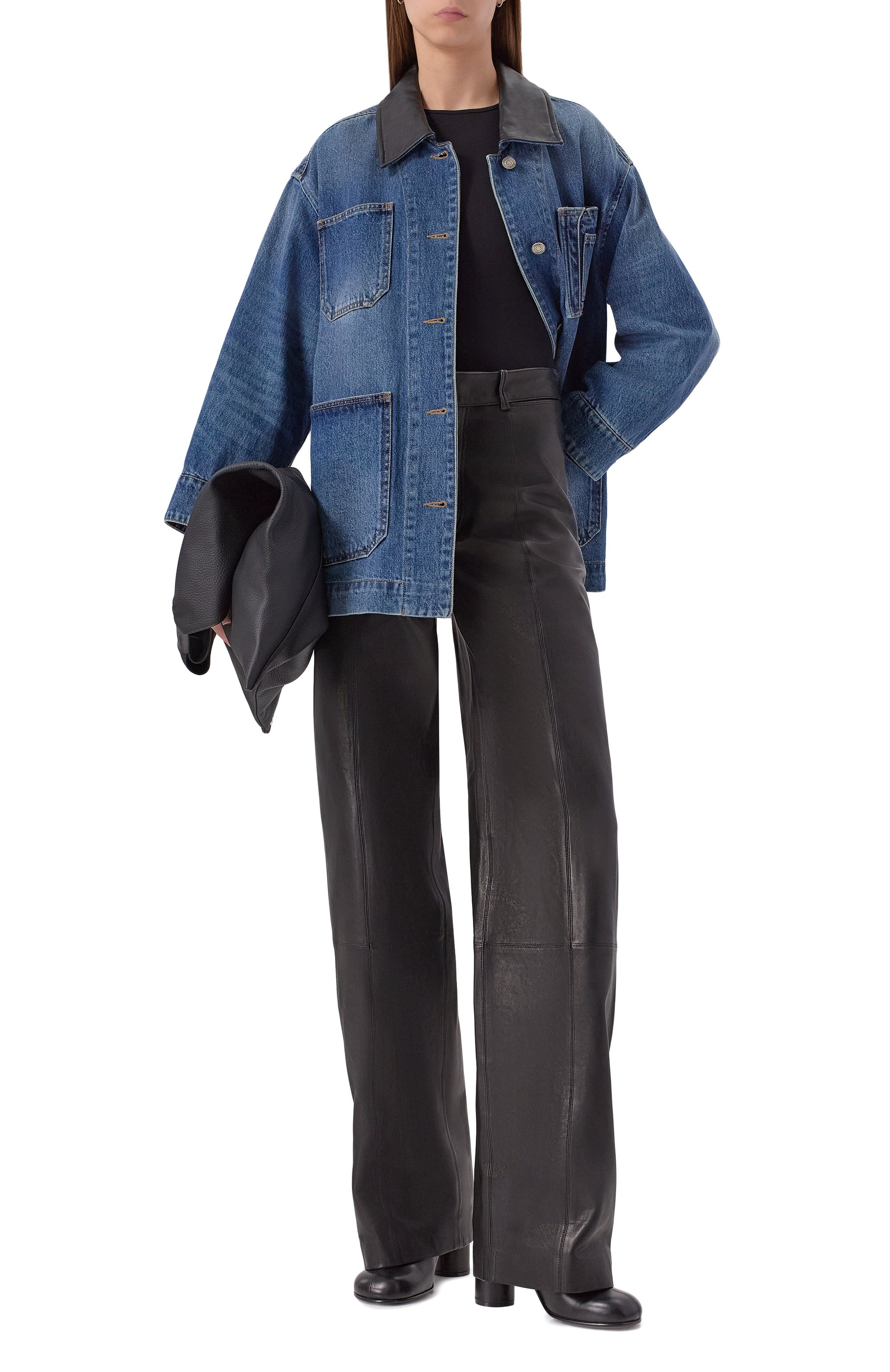 Кожаные брюки PETAR PETROV, арт. F25LP7/LEATHER, фото 2