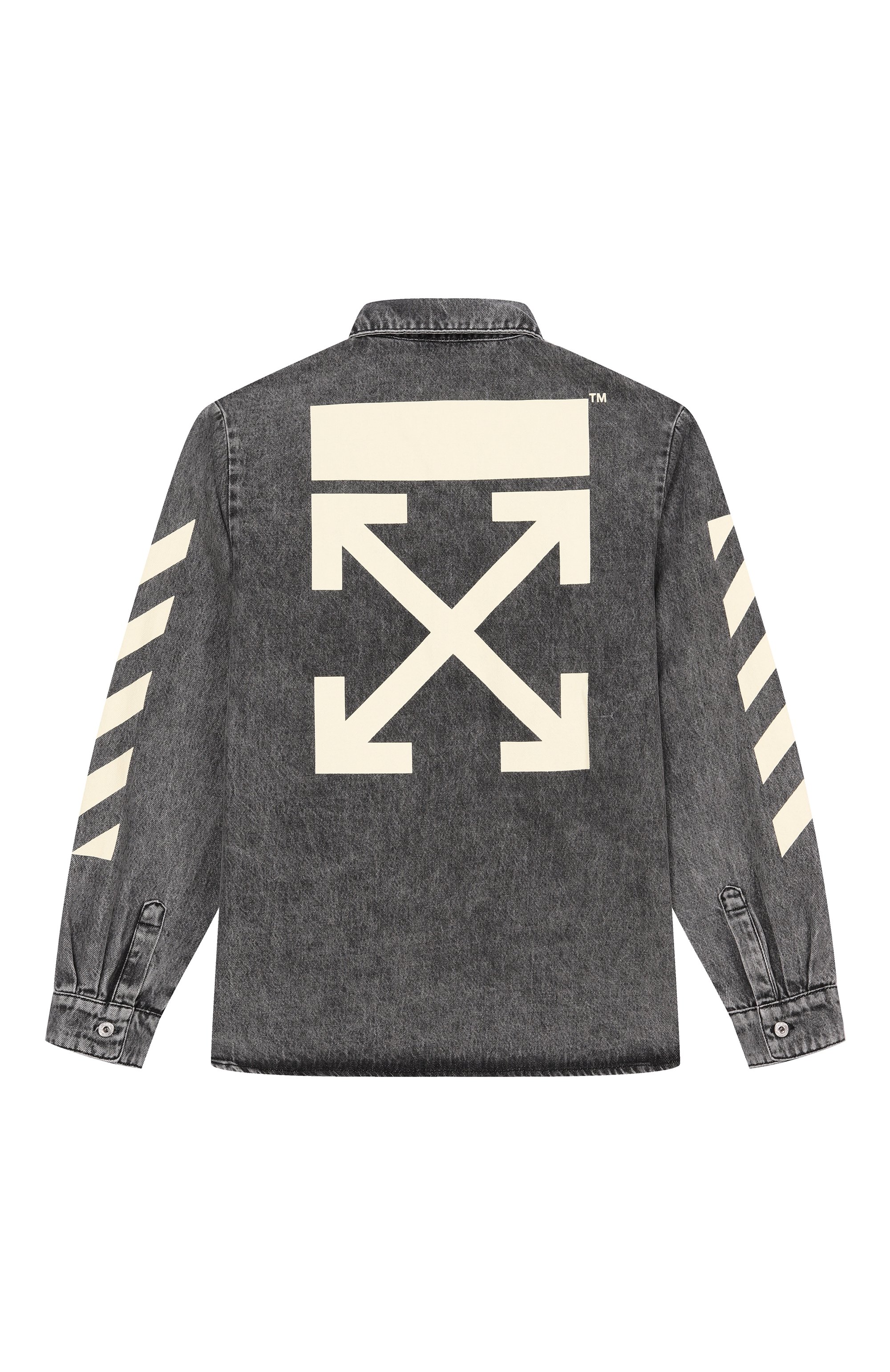 Джинсовая рубашка OFF-WHITE, арт. 0BYD001S26DEN001_001, фото 2