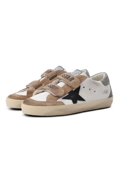 Кожаные кеды old school GOLDEN GOOSE DELUXE BRAND, арт. GYF00924.F008035