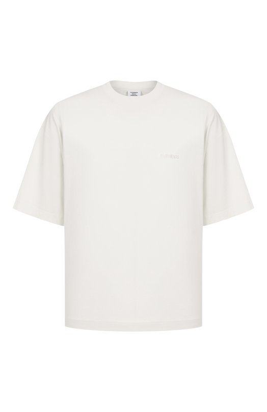 Хлопковая футболка VETEMENTS UH76TR100I/1000 LIGHT JERSEY Белый UH76TR100I/1000 LIGHT JERSEY
