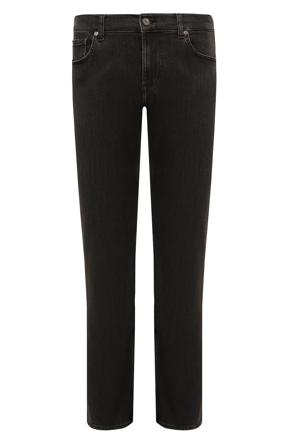 Джинсы standard 7 FOR ALL MANKIND темно-серого цвета по цене 30750 руб., арт. JSMNE060BF, фото 1 Джинсы standard 7 FOR ALL MANKIND, арт. JSMNE060BF, фото 1