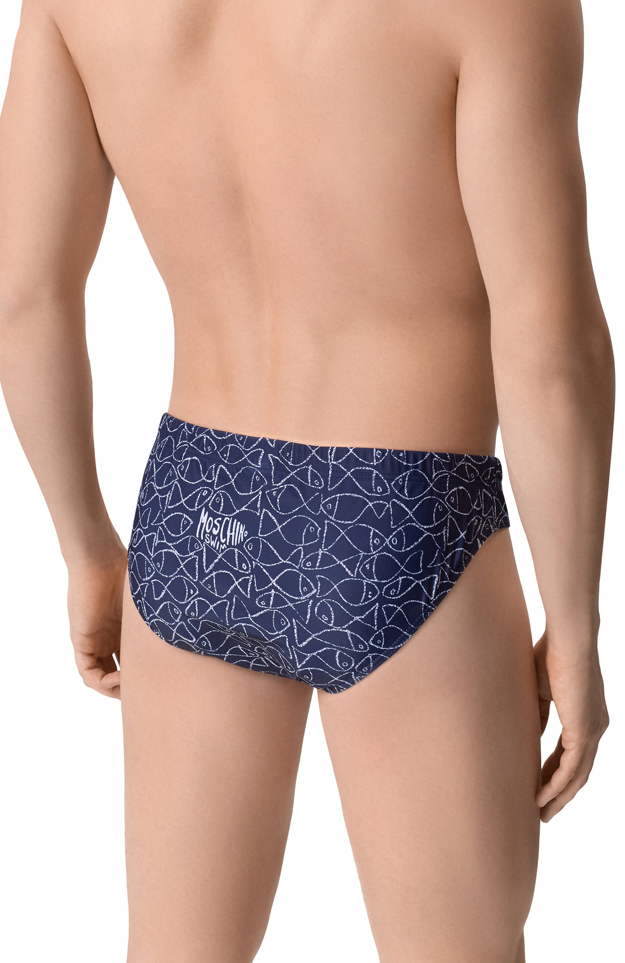 Плавки MOSCHINO темно-синего цвета по цене 12850 руб., арт. A4211/9315, фото 3 Плавки MOSCHINO, арт. A4211/9315, фото 3