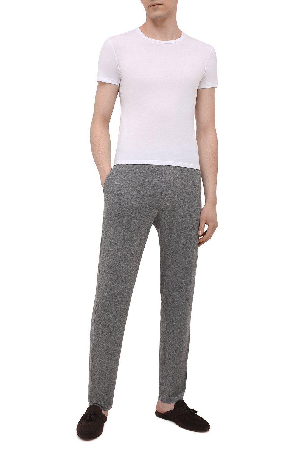 Хлопковая футболка ZEGNA, арт. N2M200050, фото 2