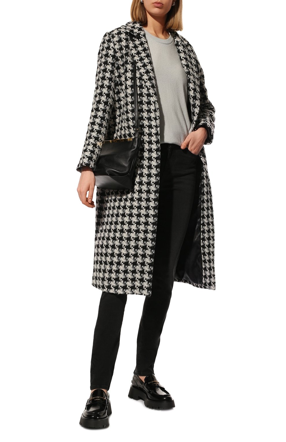 Пальто из шерсти и кашемира SEVEN LAB, арт. CMAR tw pepita, фото 2