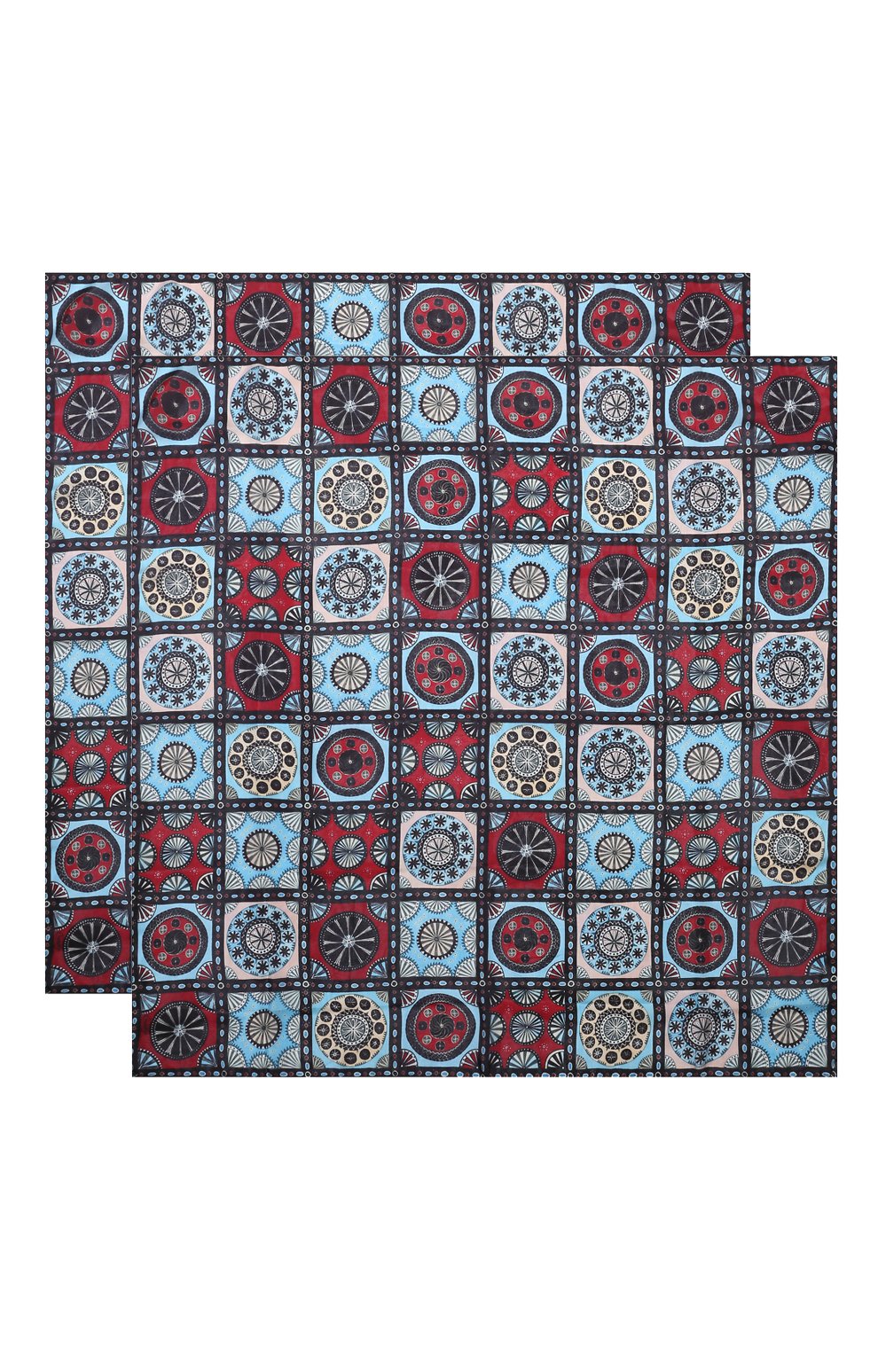 Шелковый платок византийский орнамент GOURJI, арт. T21VISRD7R/1, фото 5