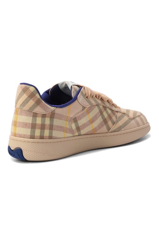 Текстильные кеды Terrace Burberry 8105187 Розовый  8105187 Фото 5