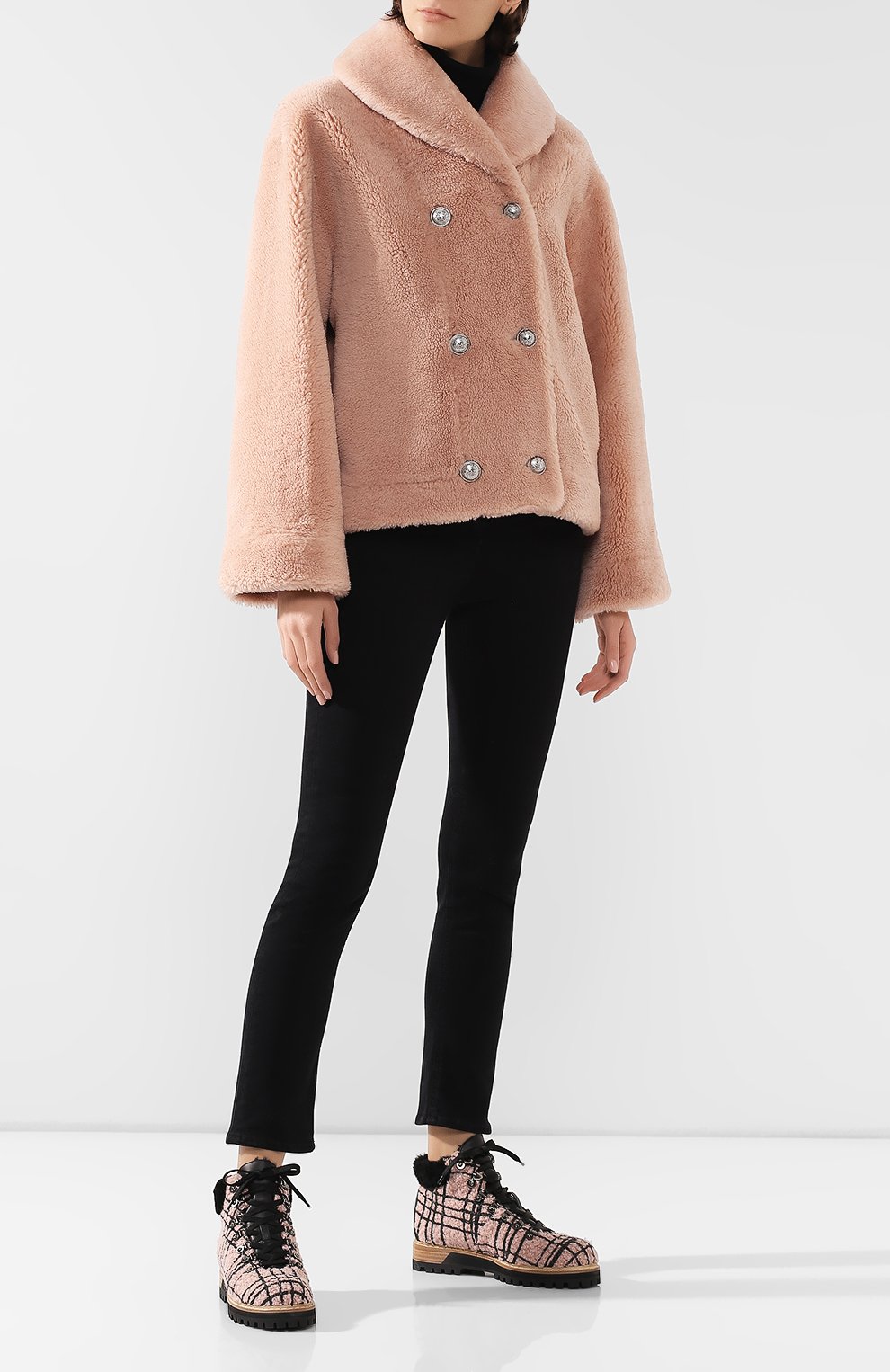 Шуба из овчины BALMAIN, арт. SF28435/L103, фото 2