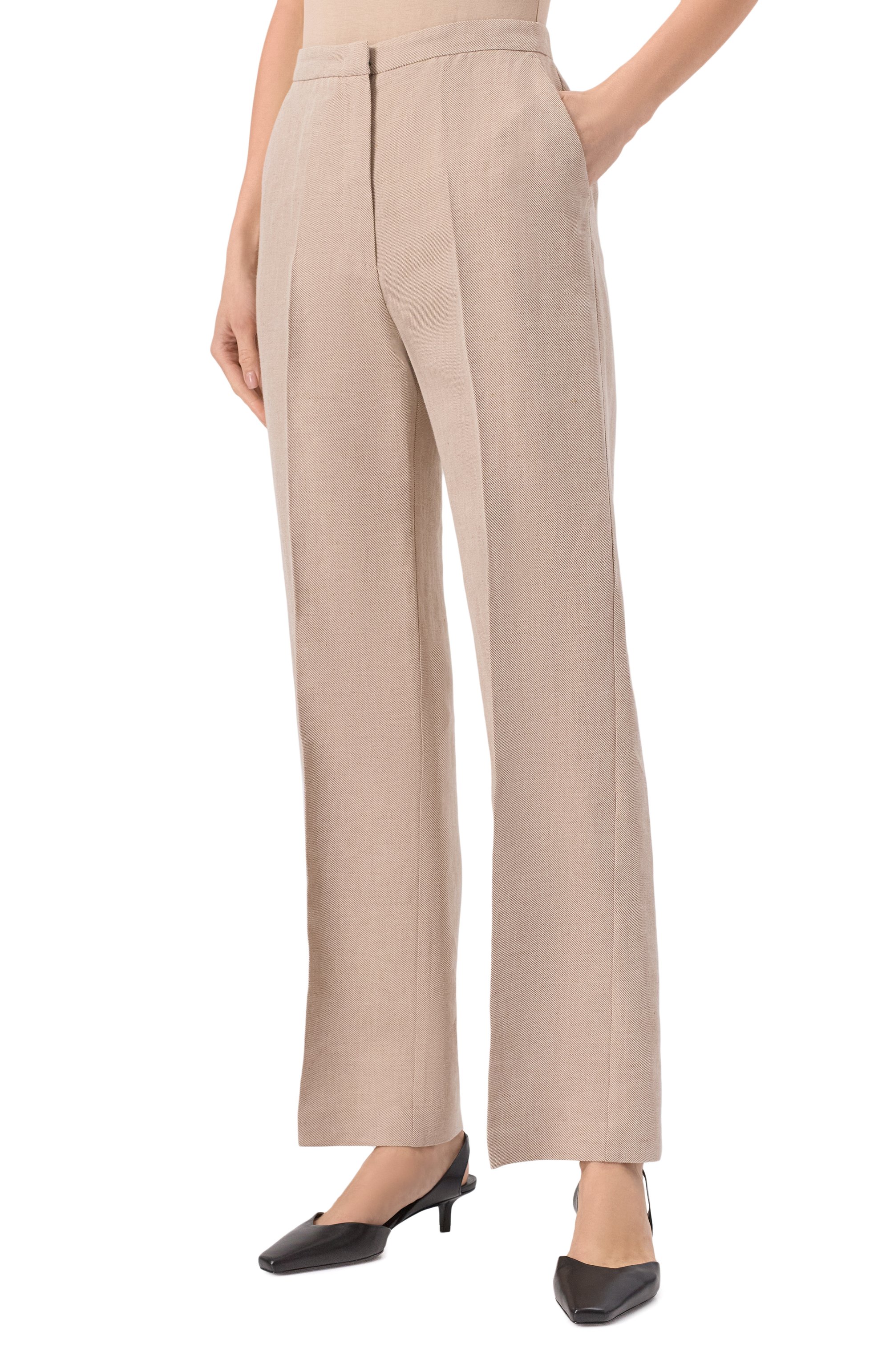 Брюки изо льна и хлопка BEATRICE .B, арт. 25FE1064CLI0, фото 3