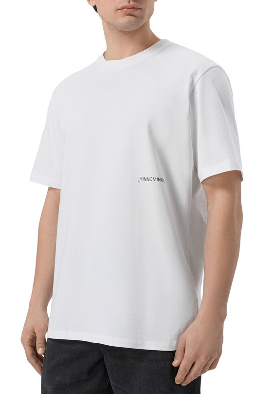 Хлопковая футболка HINNOMINATE HMABM01513 Белый  HMABM01513 Фото 3