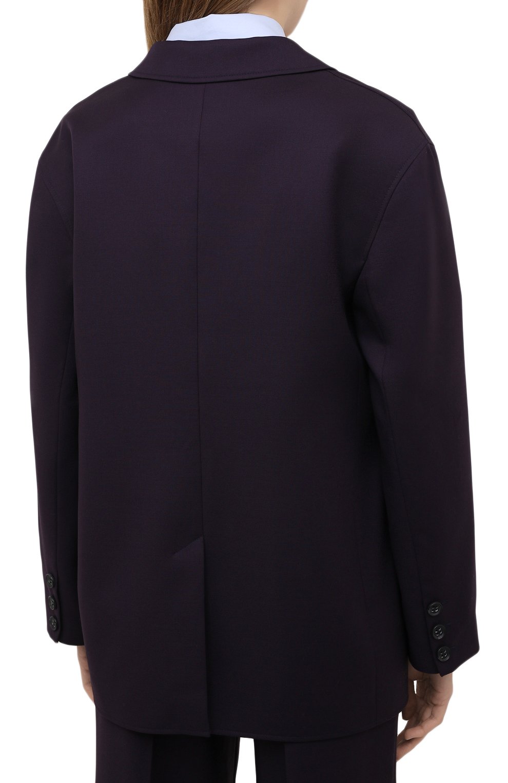 Шерстяной жакет JM STUDIO фиолетового цвета по цене 38460 руб., арт. FW212203, фото 4 Шерстяной жакет JM STUDIO, арт. FW212203, фото 4