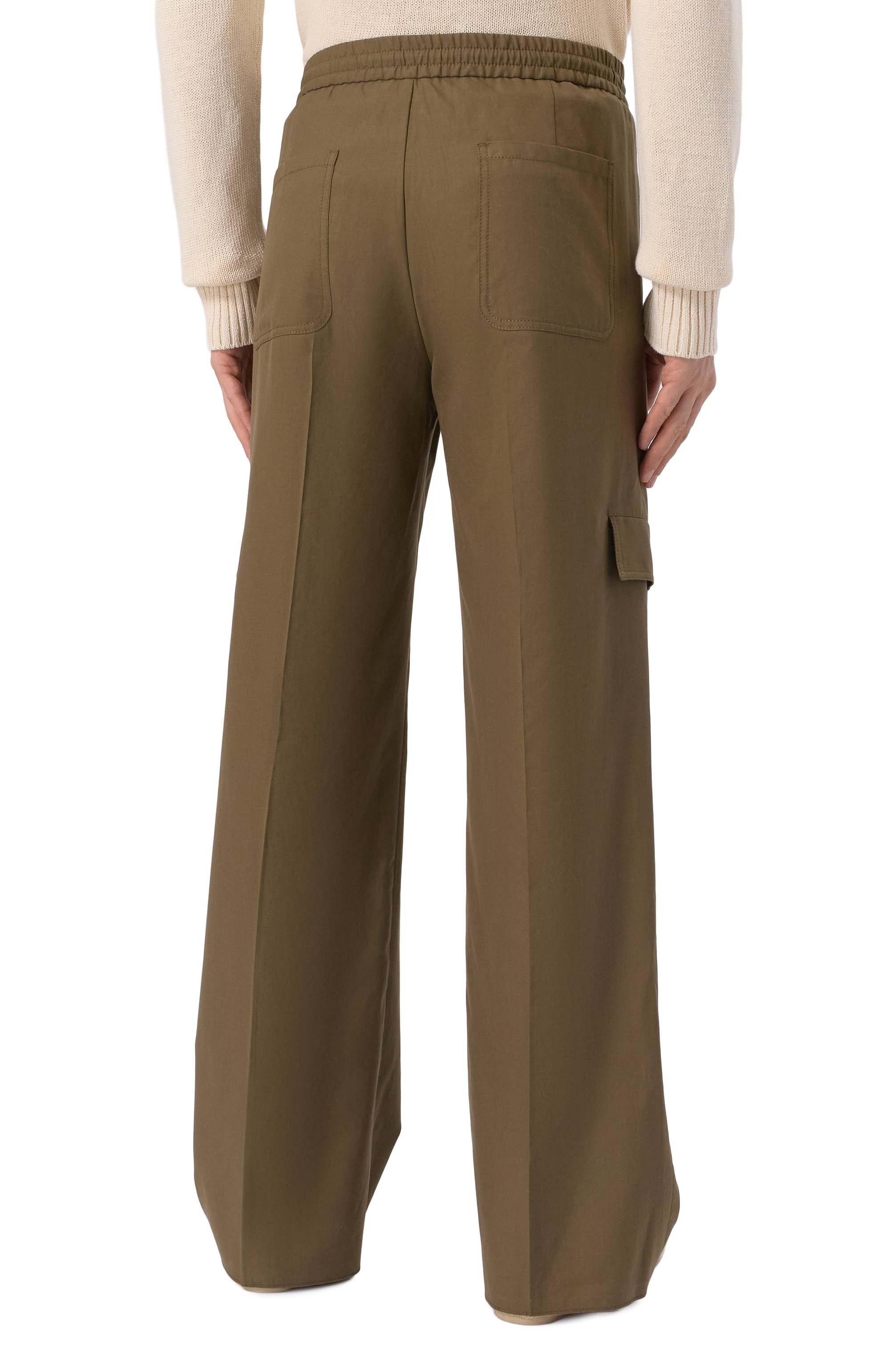 Брюки-карго из хлопка и шелка MVST, арт. 25E/X1P/0/B031/0207, фото 4