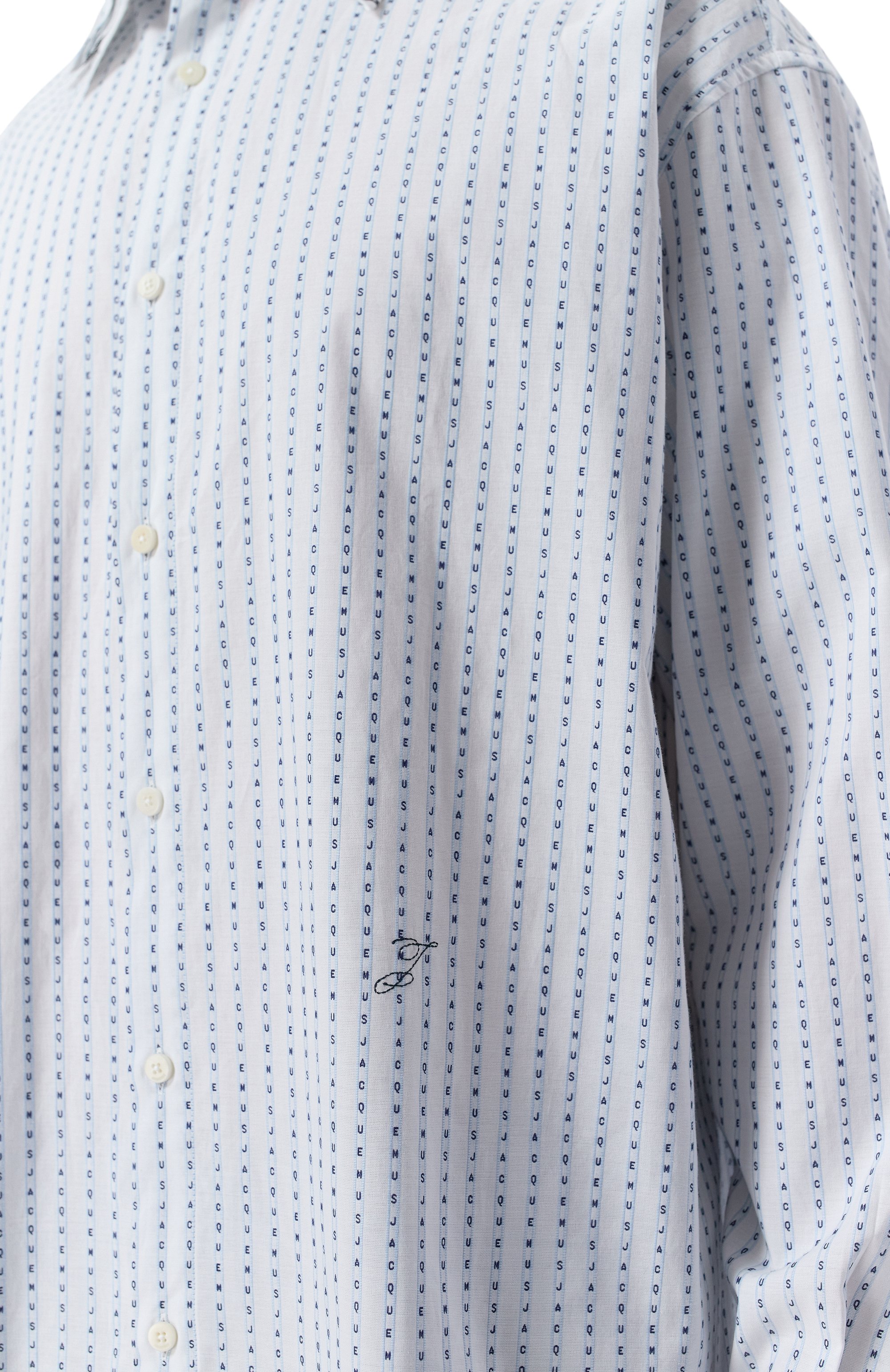 Хлопковая рубашка JACQUEMUS, арт. 26ESHM00572/AW00779, фото 5