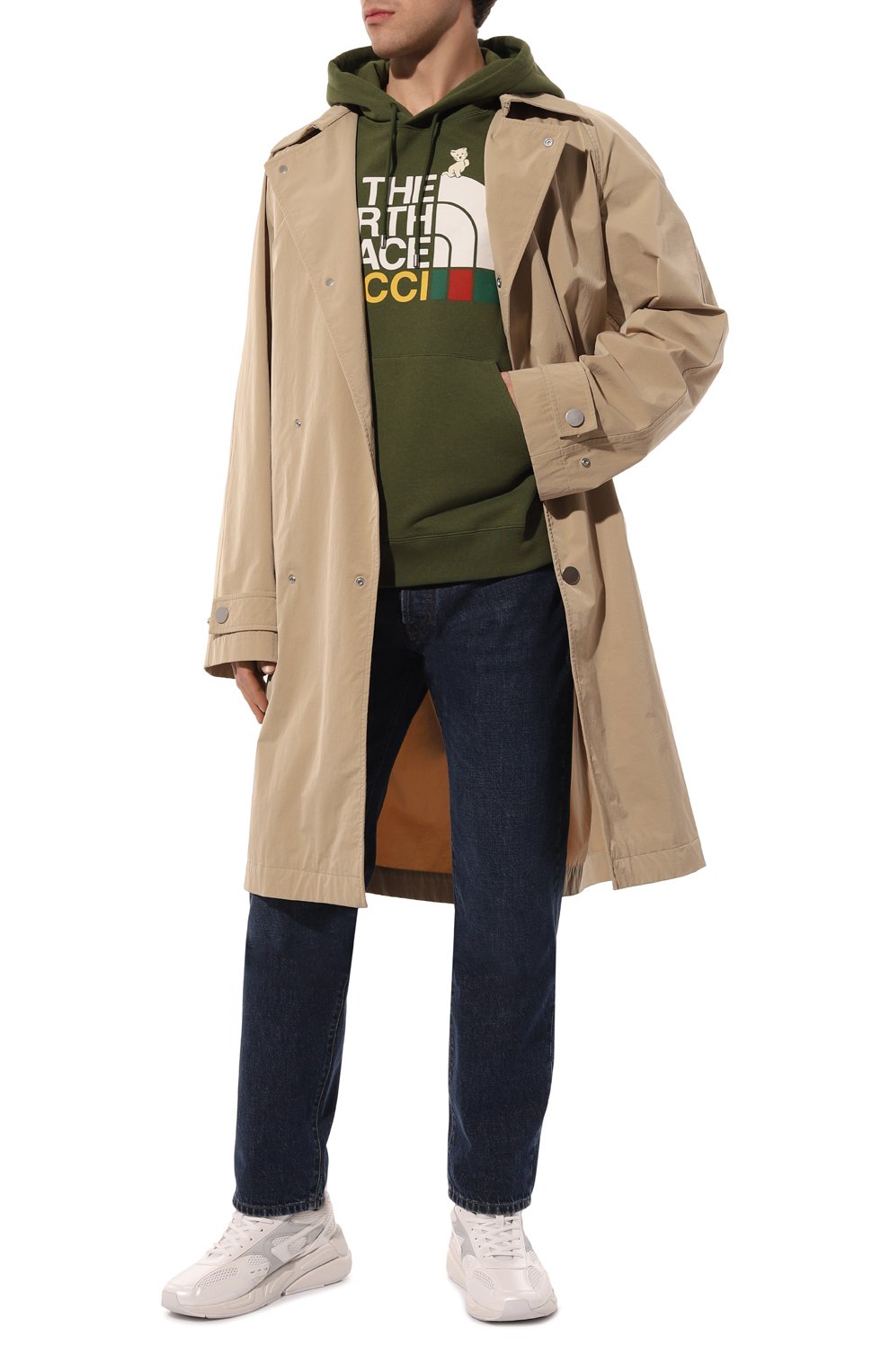 Хлопковое худи the north face x gucci GUCCI, арт. 663243 XJDW2, фото 2