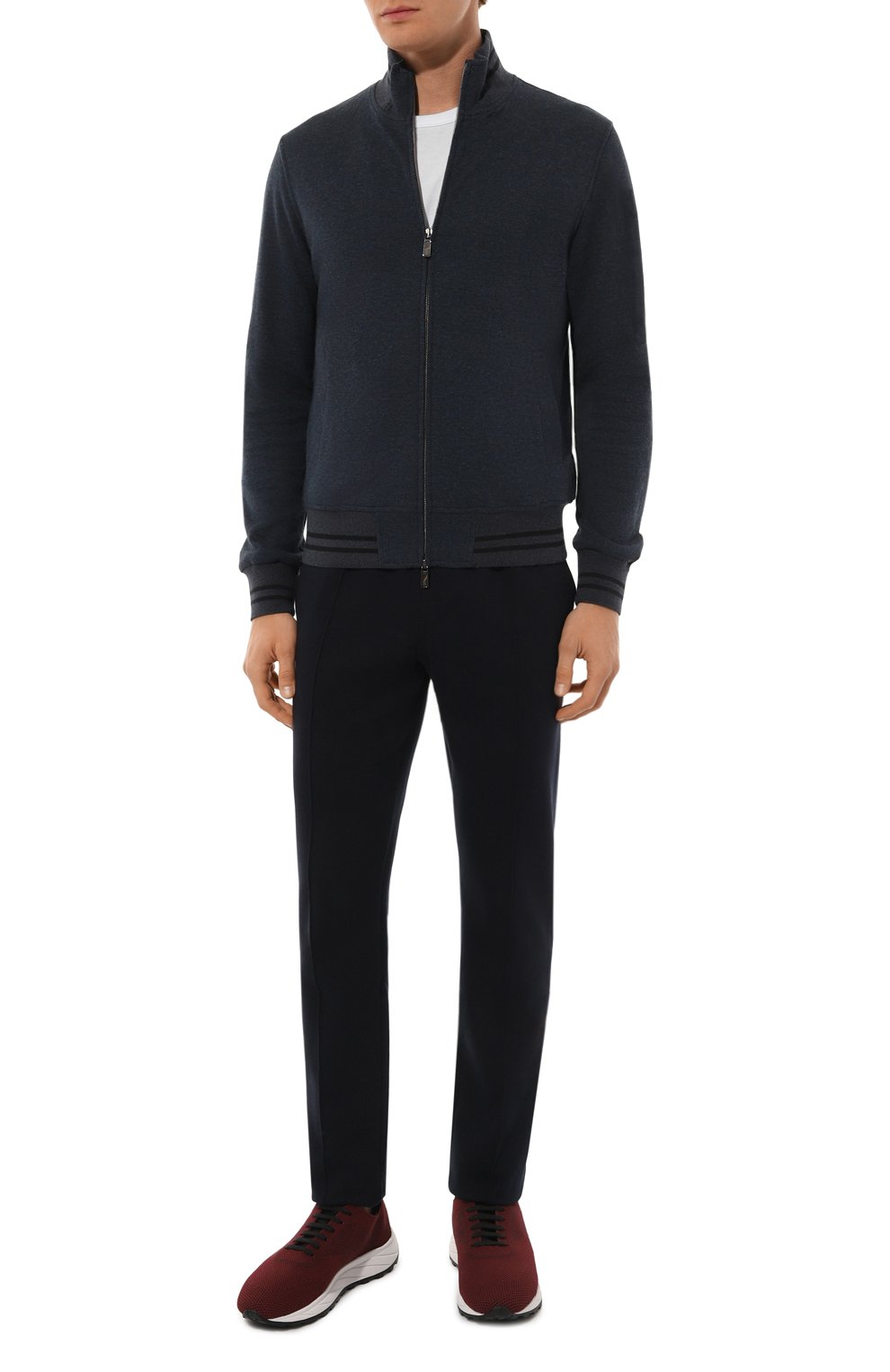 Текстильные кроссовки KITON, арт. USSA200N0110003, фото 2