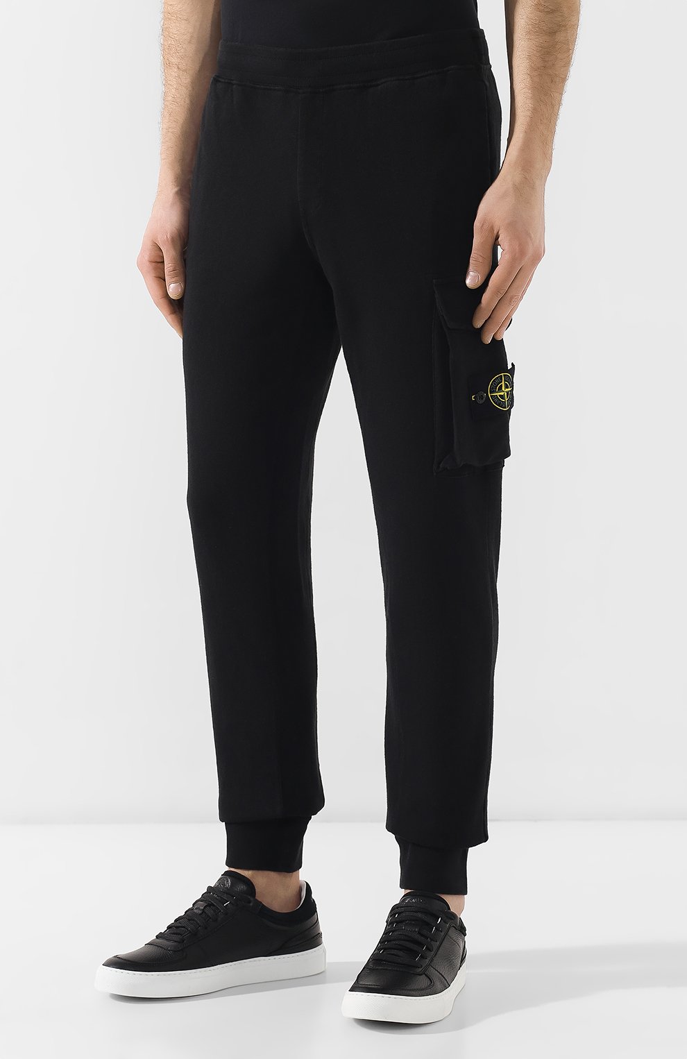 Хлопковые джоггеры STONE ISLAND, арт. 701565760, фото 3