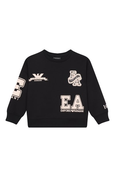Хлопковый свитшот EMPORIO ARMANI, арт. EB001389/AF10126