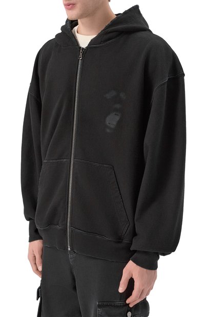 Хлопковая толстовка AN OTHER DATE черного цвета по цене 34750 руб., арт. F50DMAZH086, фото 3 Хлопковая толстовка AN OTHER DATE, арт. F50DMAZH086, фото 3