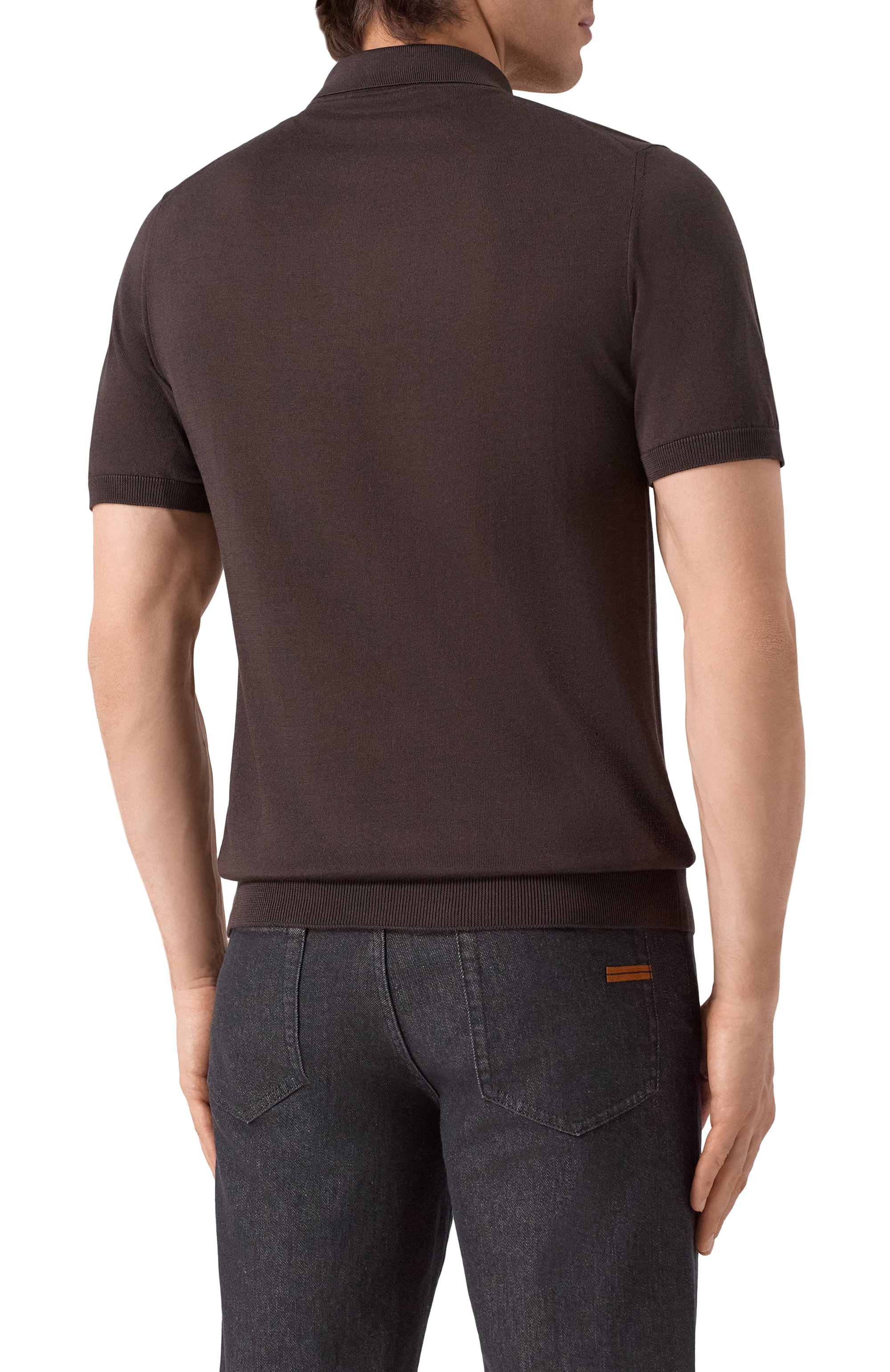 Шелковое поло CORNELIANI, арт. 25M541-2525170, фото 4