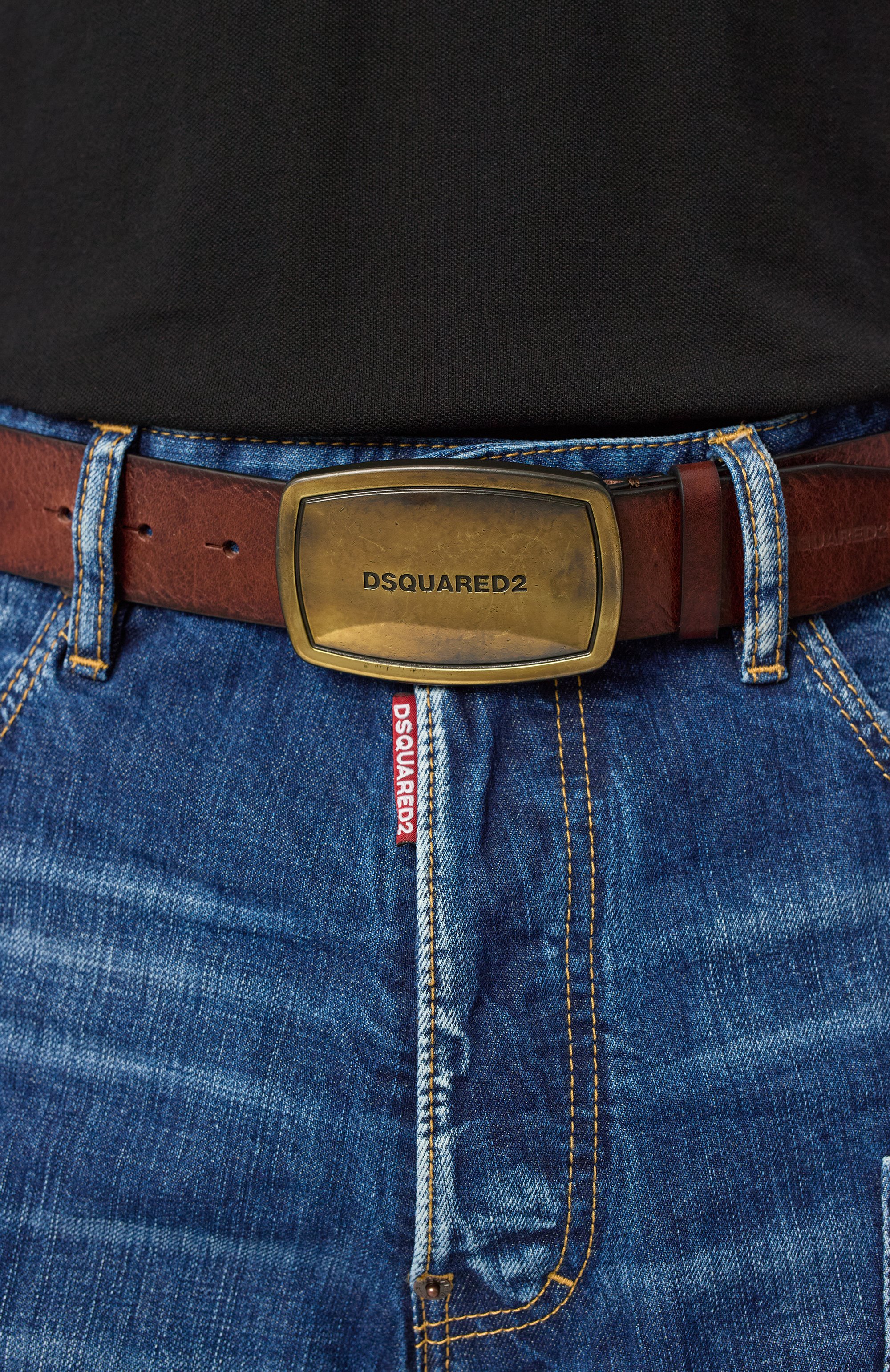 Кожаный ремень DSQUARED2, арт. BEM0223/36007874, фото 2