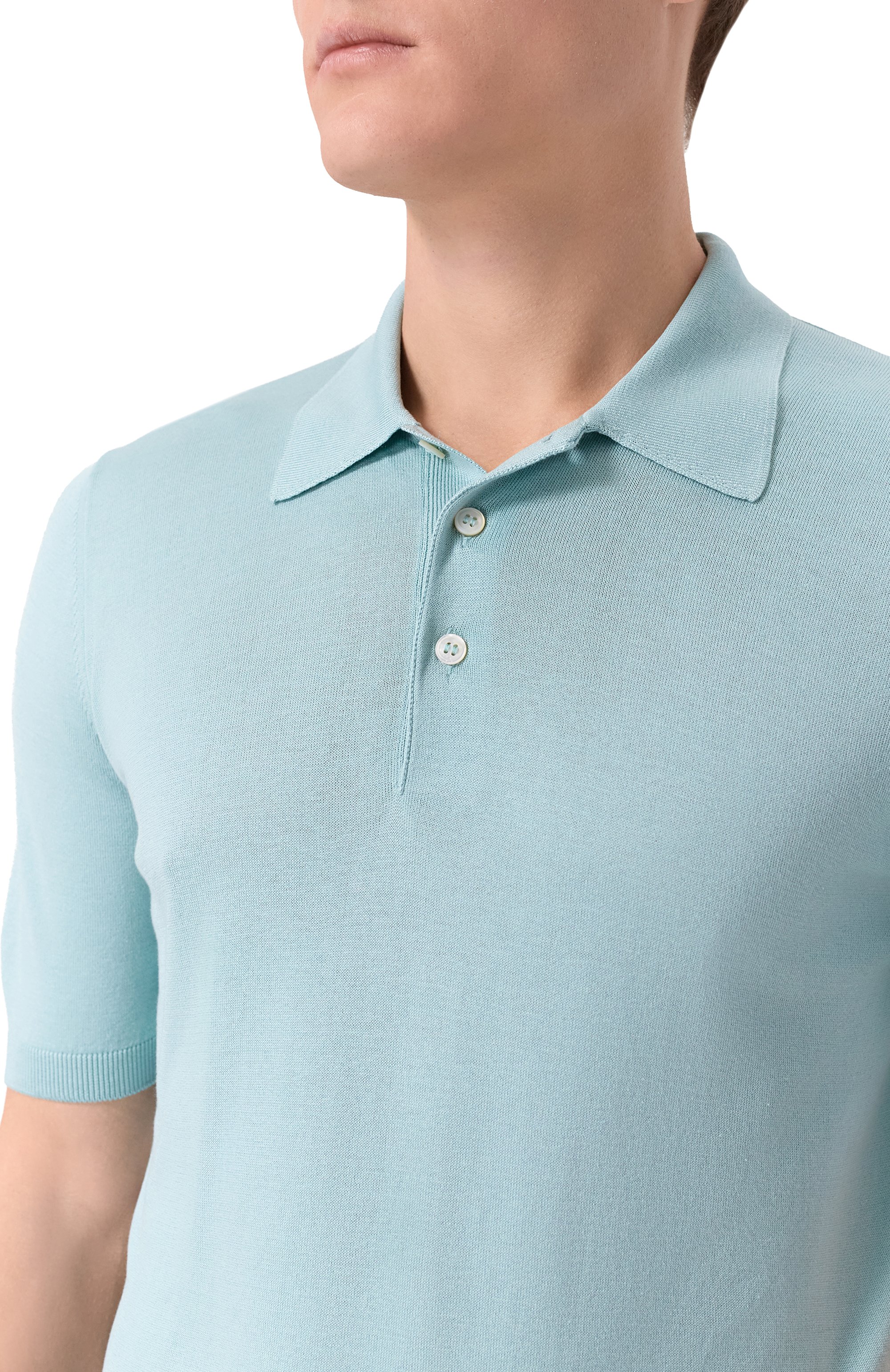 Шелковое поло GRAN SASSO, арт. 43110/23503, фото 5