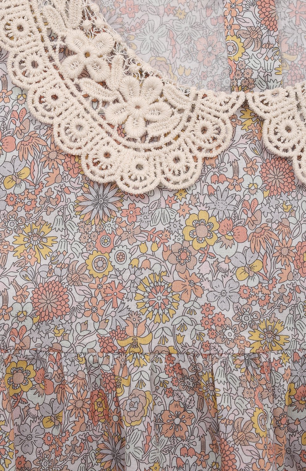 Хлопковое платье C`ERA UNA VOLTA разноцветного цвета по цене 23250 руб., арт. S23DR00938, фото 3 Хлопковое платье C`ERA UNA VOLTA, арт. S23DR00938, фото 3