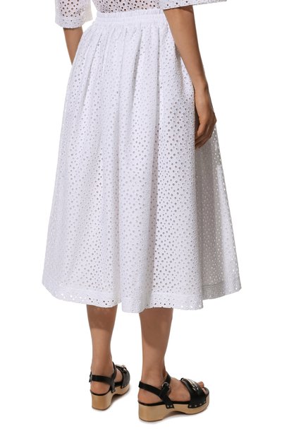 Хлопковая юбка MIU MIU, арт. MG1748-1EWL-F0009, фото 4