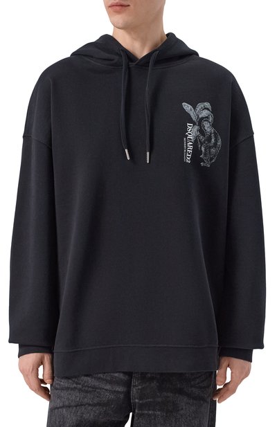 Хлопковое худи DSQUARED2, арт. S74GU0947/D25028, фото 3
