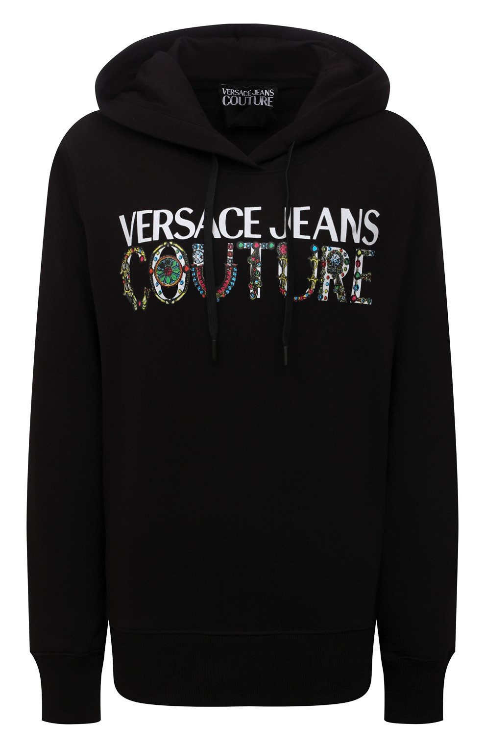 Хлопковое худи VERSACE JEANS COUTURE, арт. 71HAIF04-71DP308 R L0G0 BIJ0UX 0RGANIC/CF00F, фото 1