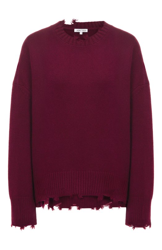 Кашемировый свитер Addicted MK896-1 Бордовый MK896-1