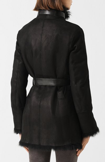 Дубленка на меховой подкладке с поясом BELSTAFF, арт. 72050459/L81N0400, фото 4