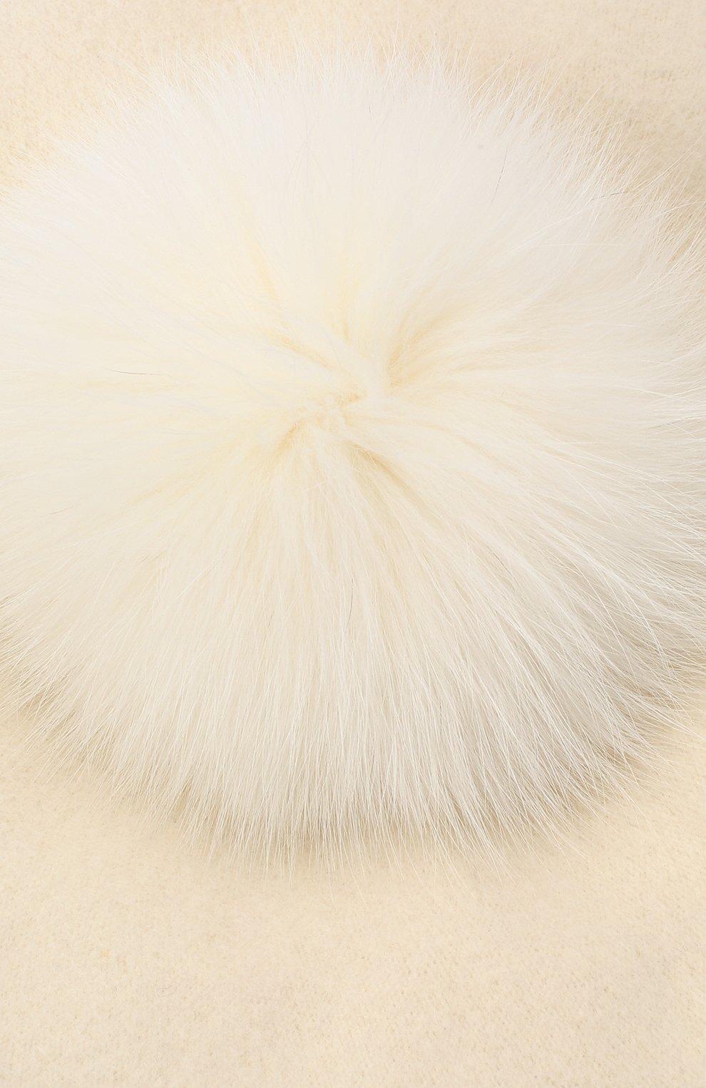 Шерстяной берет с меховым помпоном CATYA, арт. 024503, фото 3