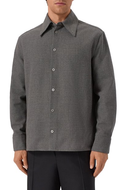 Шерстяная рубашка JIL SANDER, арт. J22DL0318-J41557, фото 3