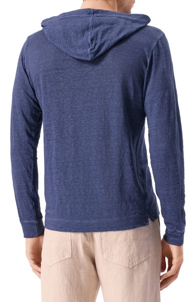 Льняной лонгслив-хенли 120% LINO, арт. 32ALIM7553/E908/S00, фото 4