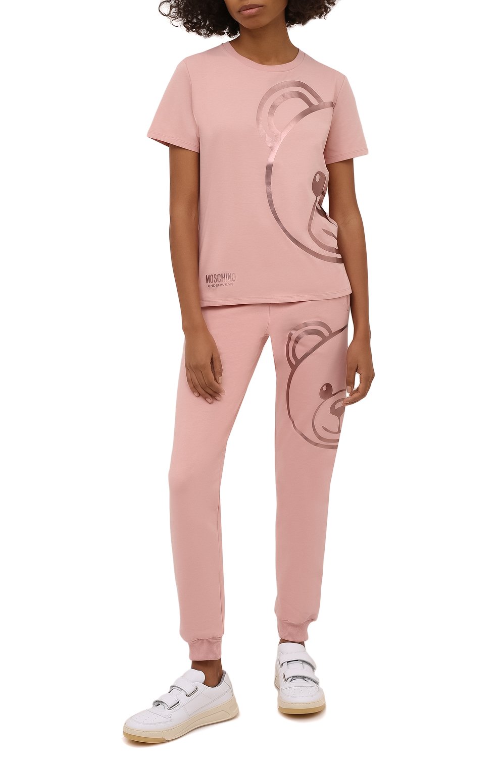 Хлопковая футболка MOSCHINO, арт. A1903/9010, фото 2