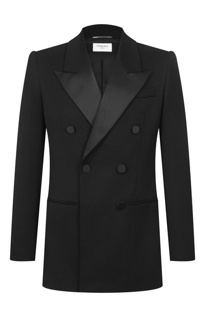 Мужской шерстяной смокинг SAINT LAURENT, арт. 797220/Y7E63