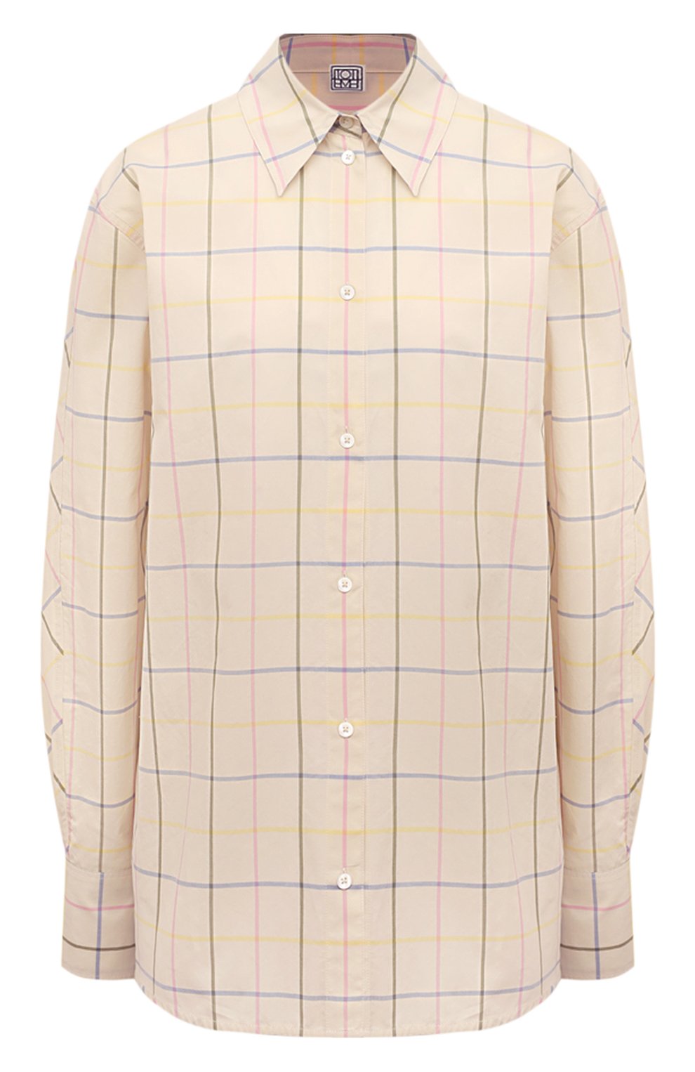 Хлопковая рубашка TOTEME, арт. 243-WRT2522-FB0203, фото 1