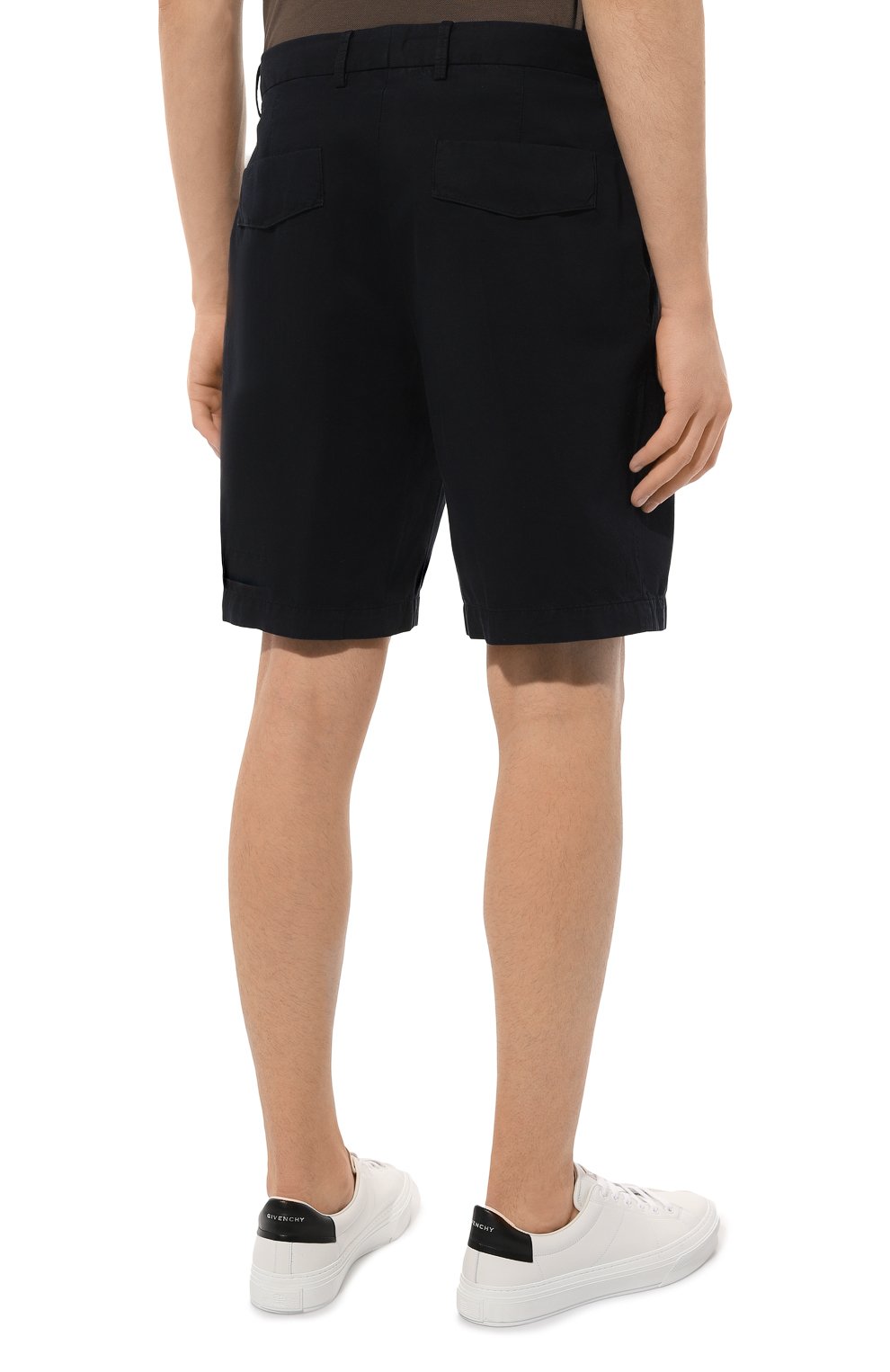 Шорты из хлопка и льна ZEGNA, арт. UDI37A7/TB05, фото 4