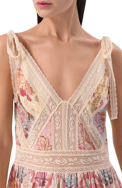 Хлопковое платье ZIMMERMANN, арт. 6165DRS263, фото 4