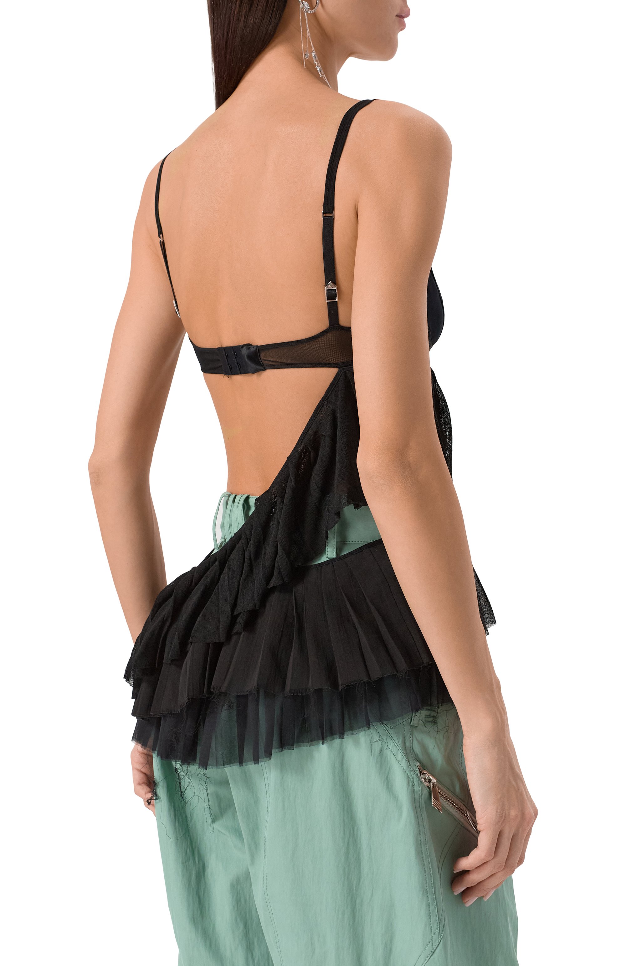 Топ из вискозы THE ATTICO, арт. 250WCI00017/MIX043AA, фото 4