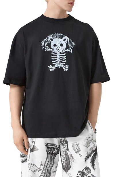 Хлопковая футболка DIEGO VENTURINO, арт. DVTS0DV0S, фото 3