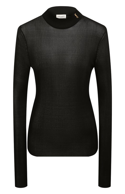 

Шелковая водолазка Saint Laurent, Чёрный