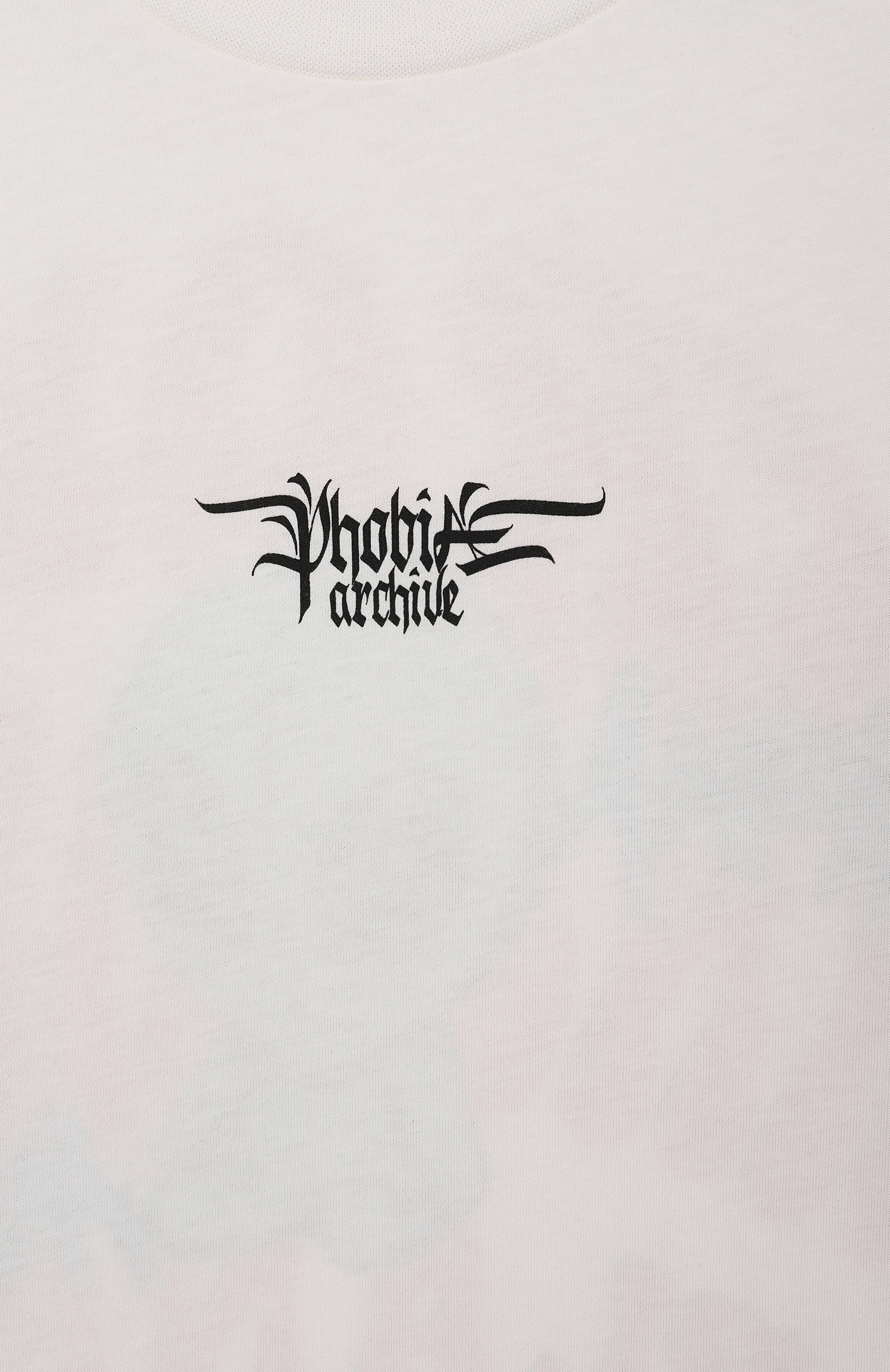 Хлопковая футболка PHOBIA ARCHIVE, арт. PHK00760, фото 3